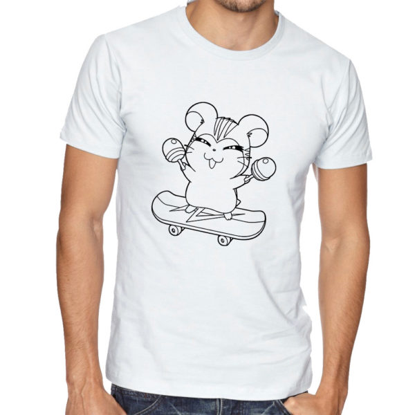 Cute Cartoon Dancing White Tshirt