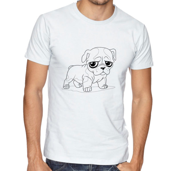 Cute Dog White Tshirt