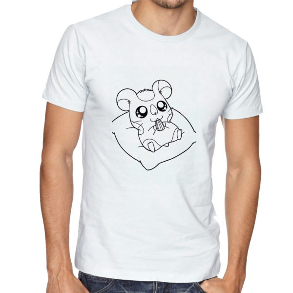 Cute Cartoon White Tshirt D7