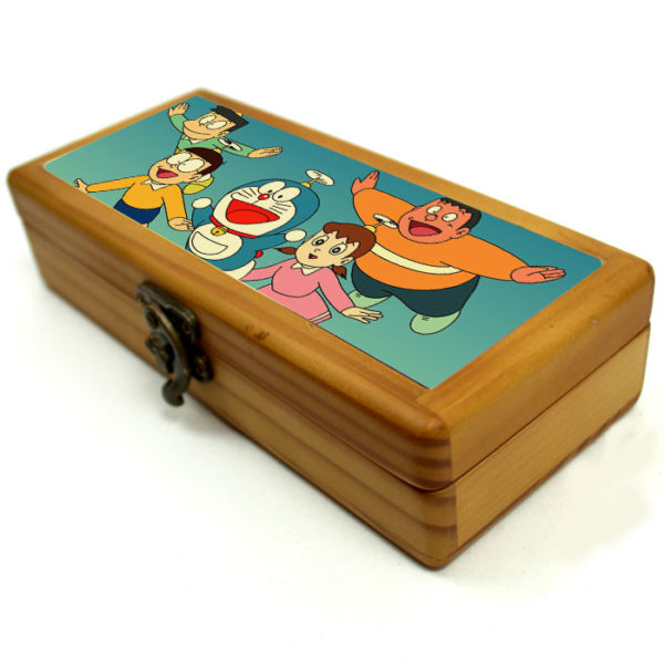 Wooden Pencil Box Doramon D2