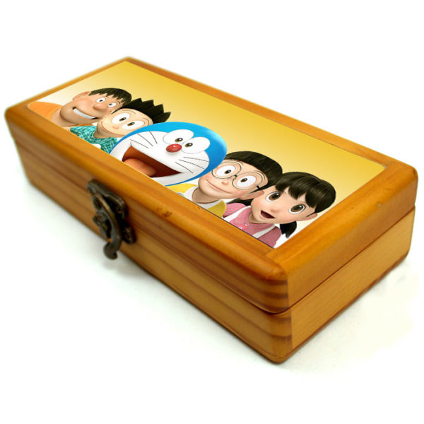 Wooden Pencil Box Doramon D3