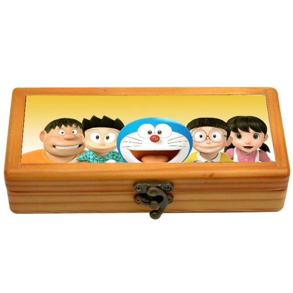 Wooden Pencil Box Doramon D3