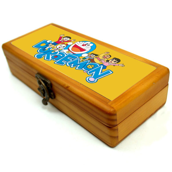 Wooden Pencil Box Doramon D4