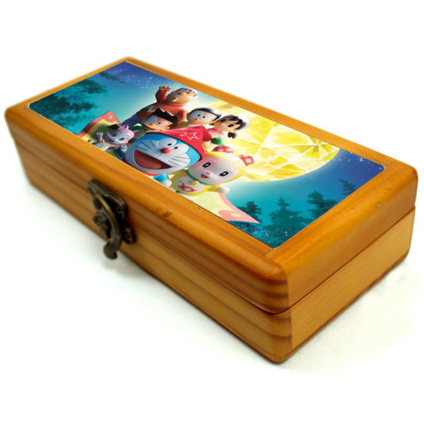 Wooden Pencil Box Doramon D5