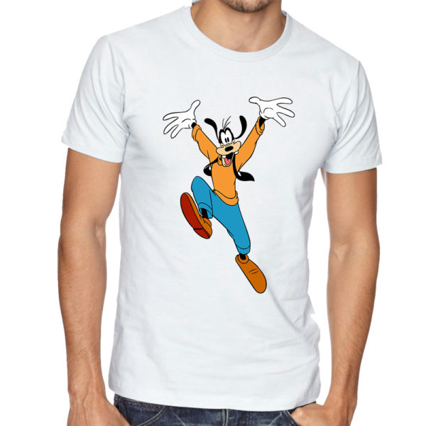 Goofy Dancing White Tshirt