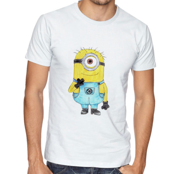 Minions Colored White Tshirt