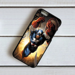 Iphone Captain America Mobile Back Cover D5