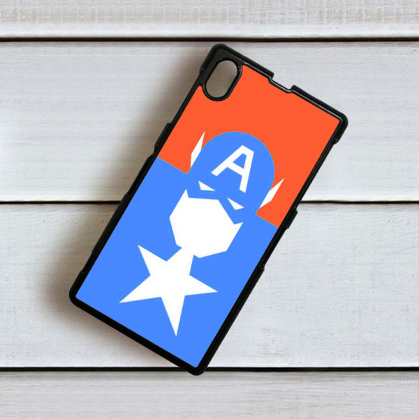 Sony Captain America Mobile Back Cover D5