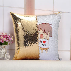 Square Magic Pillow Golden D2