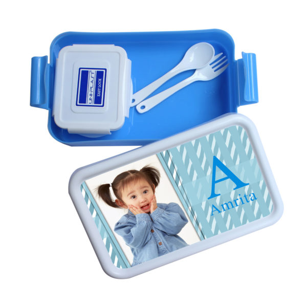 Personalized Lunch Box Blue