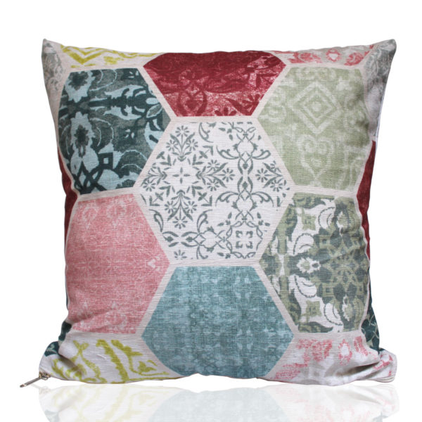 Pillow Cover Hexagon Design