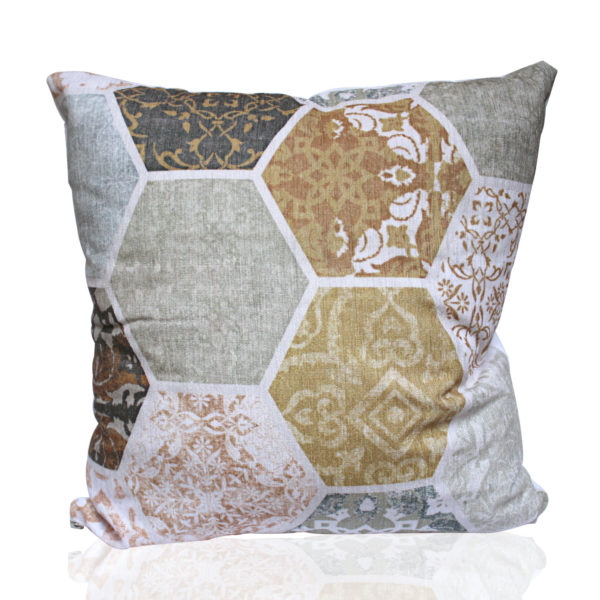 Pillow Cover Hexagon Design