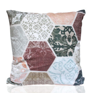 Pillow Cover Hexagon Design