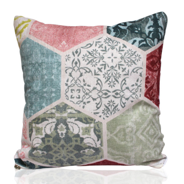 Pillow Cover Hexagon Design