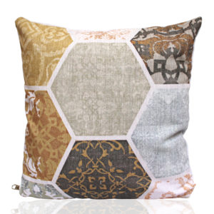 Pillow Cover Hexagon Design