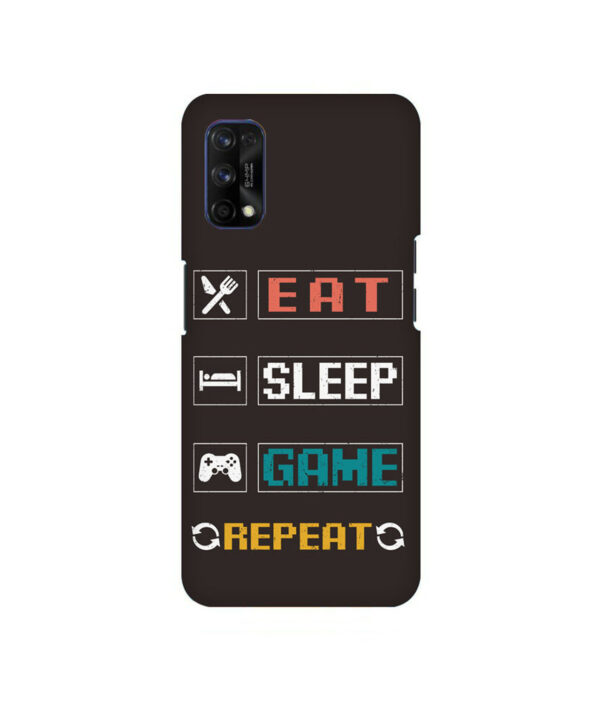 Eat Sleep Game Realme 7 PRO Back Cover