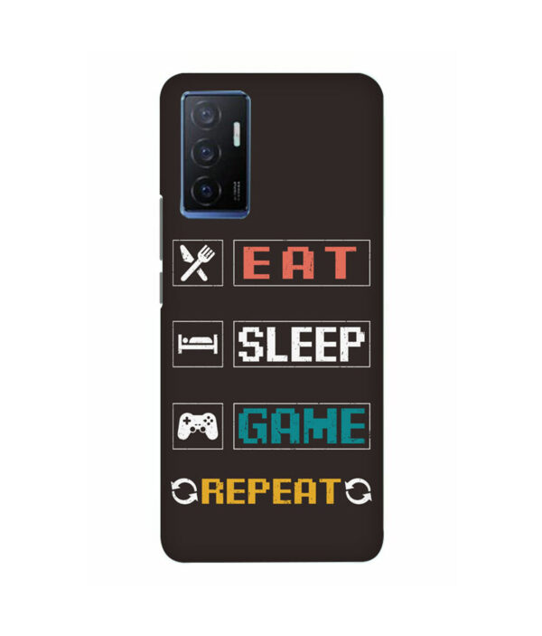 Eat Sleep Game VIVO Y75 Back Cover