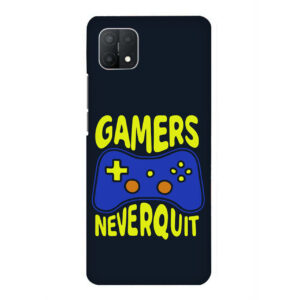 Gamer Never Quit Oppo A15 Back Cover