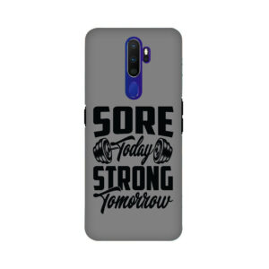 Sore Today Strong Tomorrow OPPO A9 2020 Back Cover