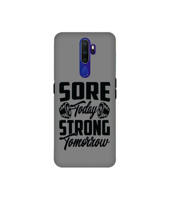 Sore Today Strong Tomorrow OPPO A9 2020 Back Cover