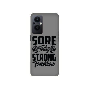 Sore Today Strong Tomorrow Oppo F21 Pro 5G Back Cover