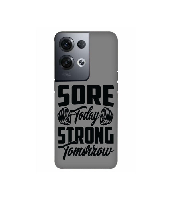 Sore Today Strong Tomorrow Oppo Reno 8 Pro Back Cover