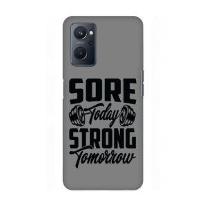 Sore Today Strong Tomorrow Realme 9i 4g Back Cover