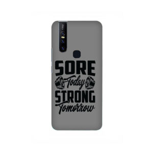 Sore Today Strong Tomorrow Vivo Y15 Back Cover